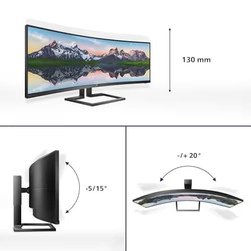 Philips 498P9 48.8" 5120x1440 70Hz VA Curved Monitor image