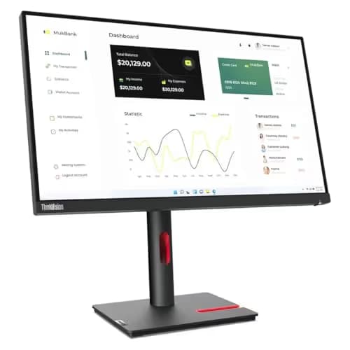 Lenovo ThinkVision T23i-30 23" 1080p 60Hz IPS Monitor image