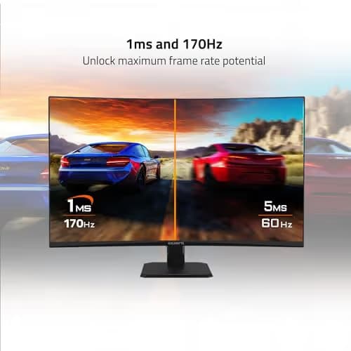 Gigabyte GS32QC SA 31.5" 1440p 170Hz Curved Monitor image