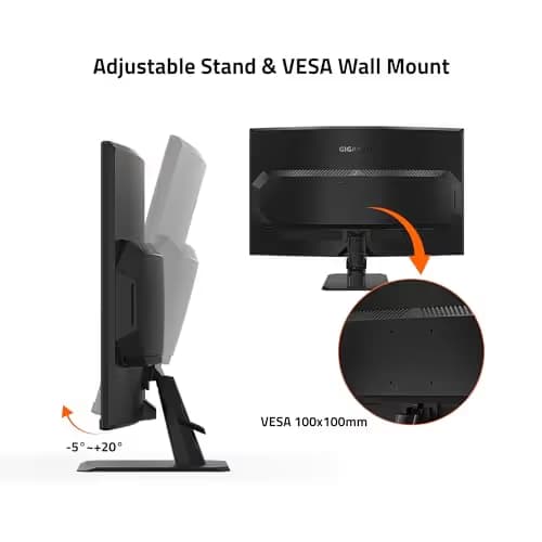 Gigabyte GS32QC SA 31.5" 1440p 170Hz Curved Monitor image