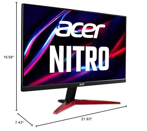 Acer Nitro KG251Q Z 24.5" 1080p 250Hz VA Monitor image