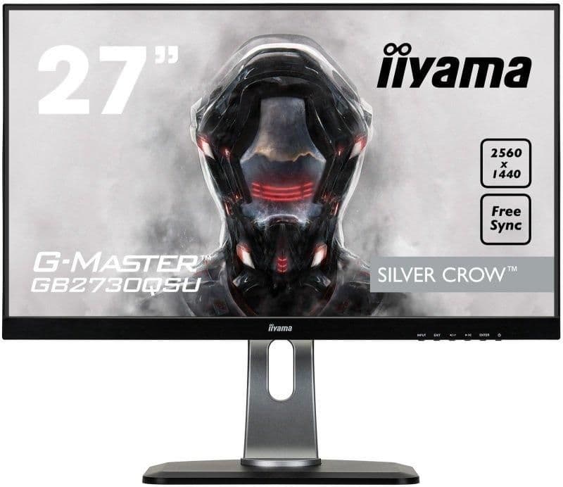 iiyama G-MASTER SILVER CROW 27" 1440p 75Hz TN Monitor image