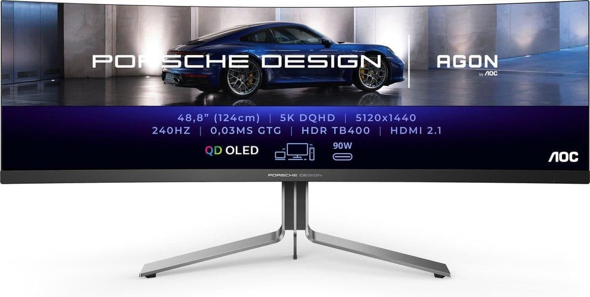 AOC Agon PRO PD49 49" 5120x1440 240Hz QD-OLED Curved Monitor image