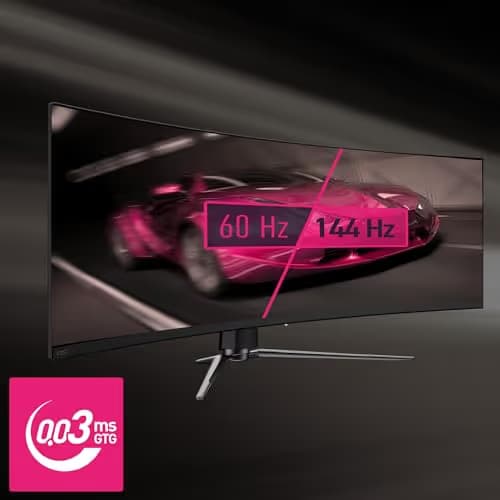 MSI MPG 491CQP 49" 5120x1440 144Hz QD-OLED Curved Monitor image