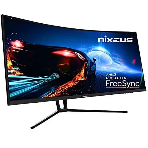 Nixeus NX-EDG34S 34" 1440p 144Hz VA Curved Monitor main image