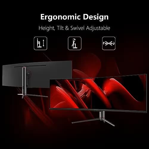 INNOCN 49C1R 49" 5120x1440 120Hz Curved VA Monitor image