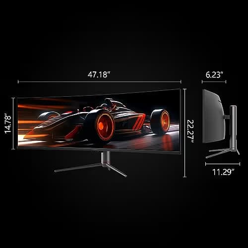 INNOCN 49C1R 49" 5120x1440 120Hz Curved VA Monitor image