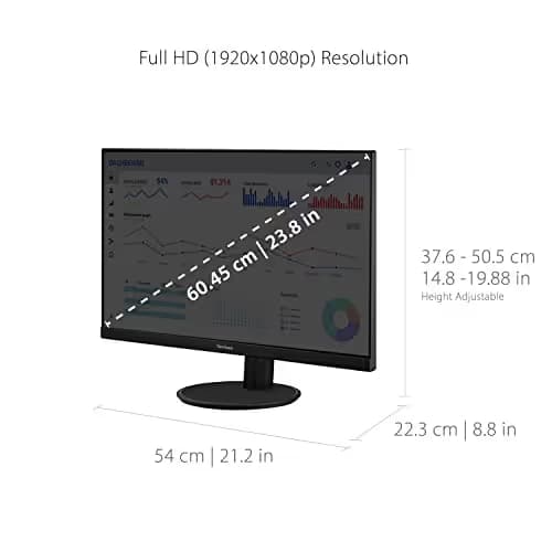 ViewSonic VA2447-MHJ 24" 1080p 75Hz VA Monitor image