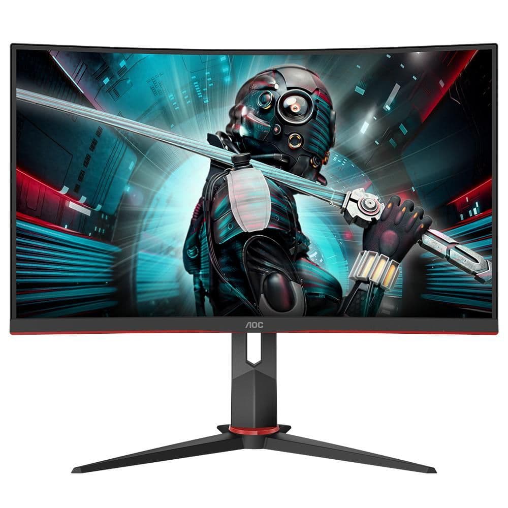 AOC CQ27G2U/BK 27" 1440p 144Hz VA Curved Monitor main image