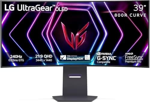 LG UltraGear 39GS95QE-B 39" 3440x1440 240Hz OLED Monitor image
