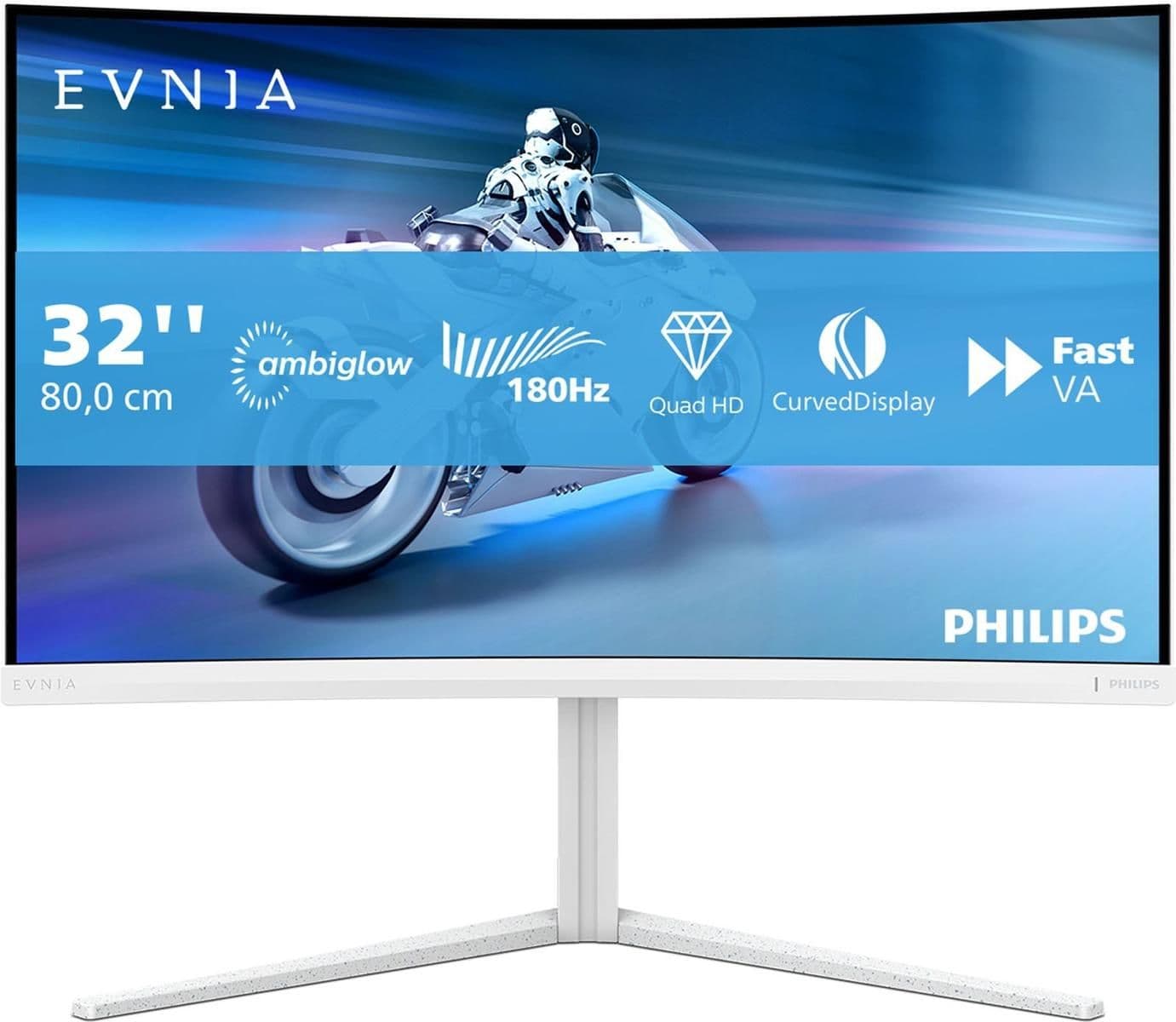 Philips Evnia 5000 32M2C5501 31.5" 1440p 180Hz VA Curved Monitor image