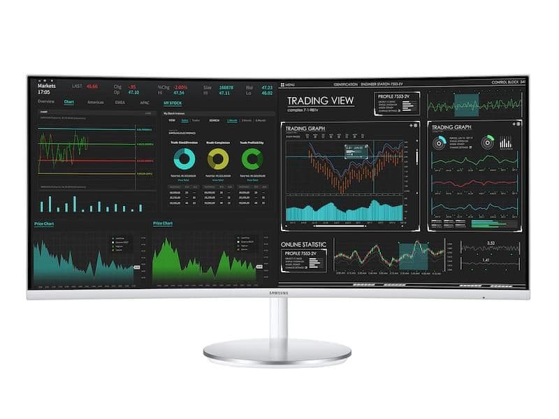 Samsung CJ791 34" 3440x1440 100Hz VA Curved Monitor image