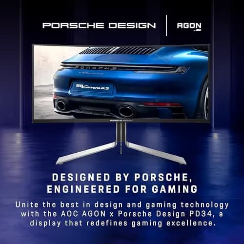 AOC PD34 34" 3440x1440 240Hz QD-OLED Curved Monitor image
