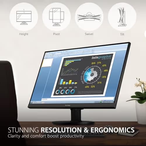 ViewSonic VA2747-MHJ 27" 1080p 75Hz VA Monitor image