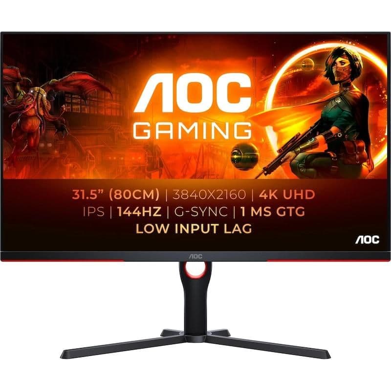 AOC U32G3X/BK 31.5" 4K 144Hz IPS Monitor main image