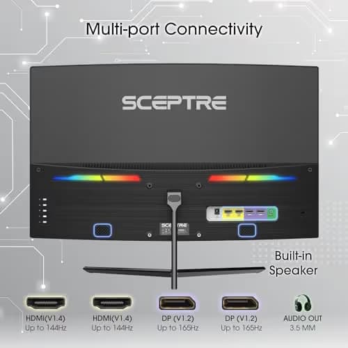 Sceptre C248B-FWT168 23.6" 1080p 165Hz VA Curved Monitor image