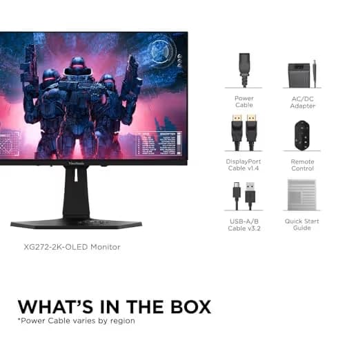 ViewSonic XG272-2K-OLED 27" 1440p 240Hz OLED Monitor image