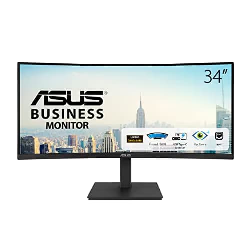 Asus VA34VCPSN 34" 3440x1440 100Hz VA Curved Monitor image