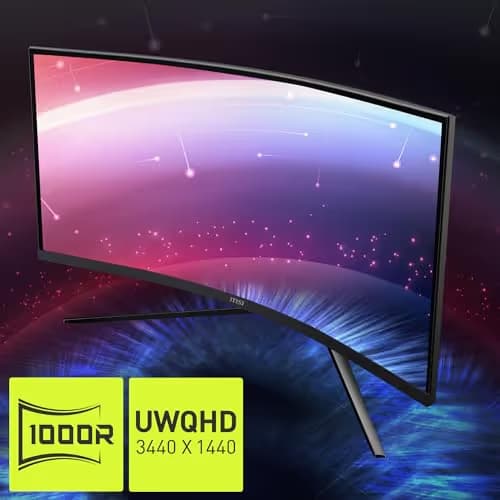 MSI MAG 345CQR 34" 3440x1440 180Hz VA Curved Monitor image
