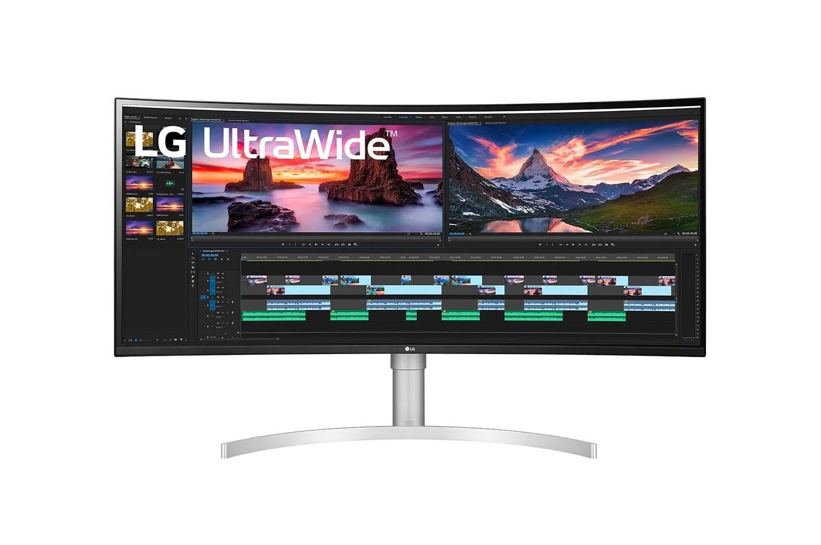 LG 38WN95CP-W 38" 3440x1440 144Hz IPS Curved Monitor image