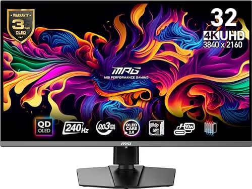 MSI MPG 321URX 31.5" 4K 240Hz QD-OLED Monitor image