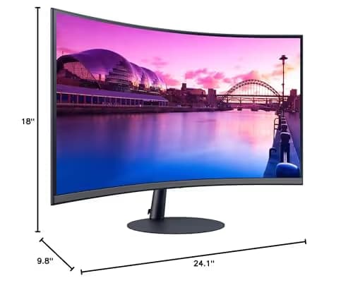Samsung S39C 27" 1080p 75Hz VA Curved Monitor image