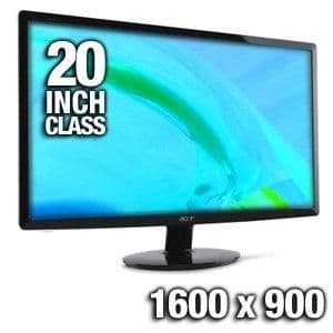 Acer S201HLbd 20" 1600x900 60Hz Monitor main image