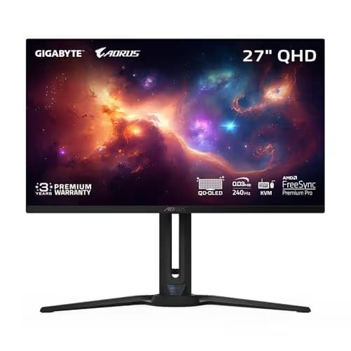 Gigabyte AORUS FO27Q2 27" 1440p 240Hz QD-OLED Monitor image