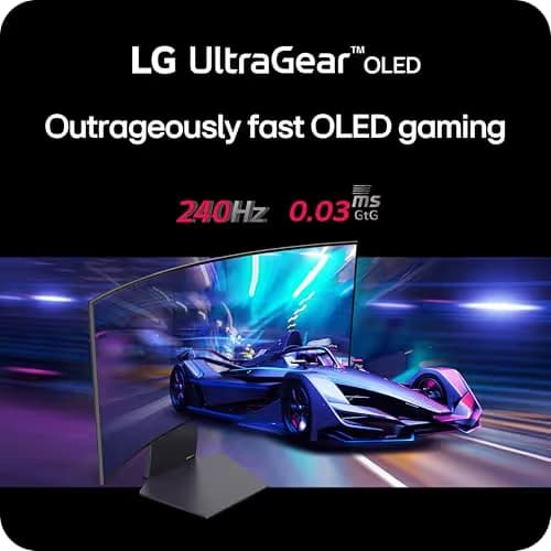 LG UltraGear GS95QE 45" 3440x1440 240Hz OLED Curved Monitor image