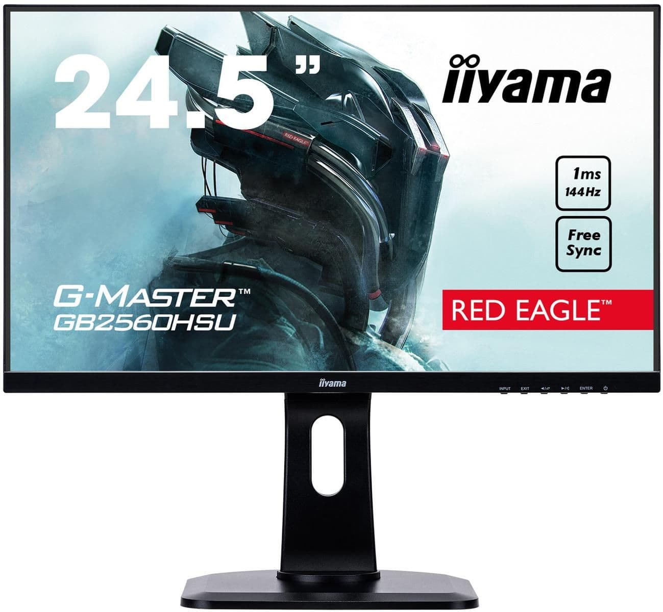 iiyama G-MASTER GB2560HSU-B1 24.5" 1080p 144Hz TN Monitor image