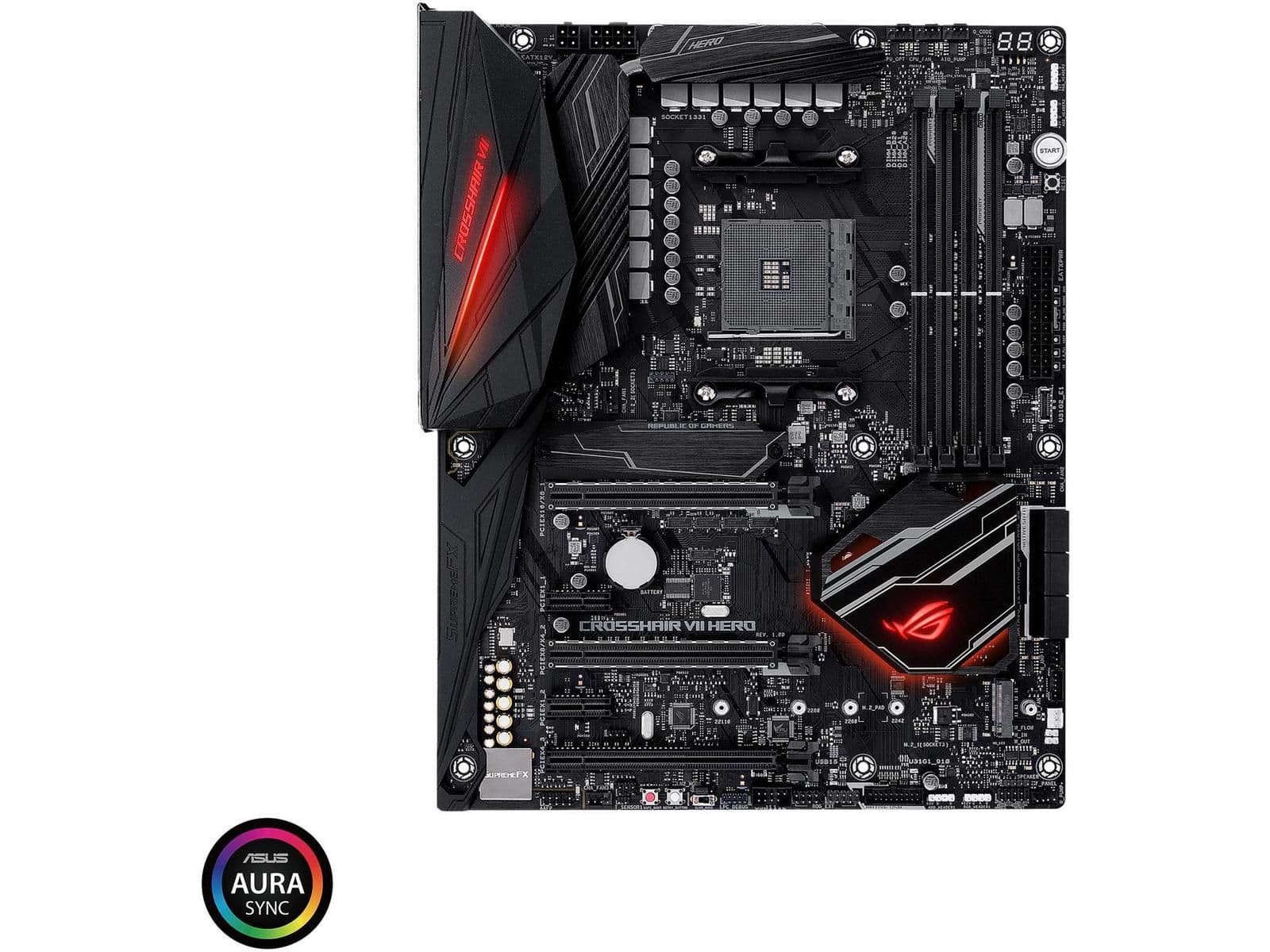 Asus AMD X470 ROG Crosshair VII Hero DDR4 ATX image