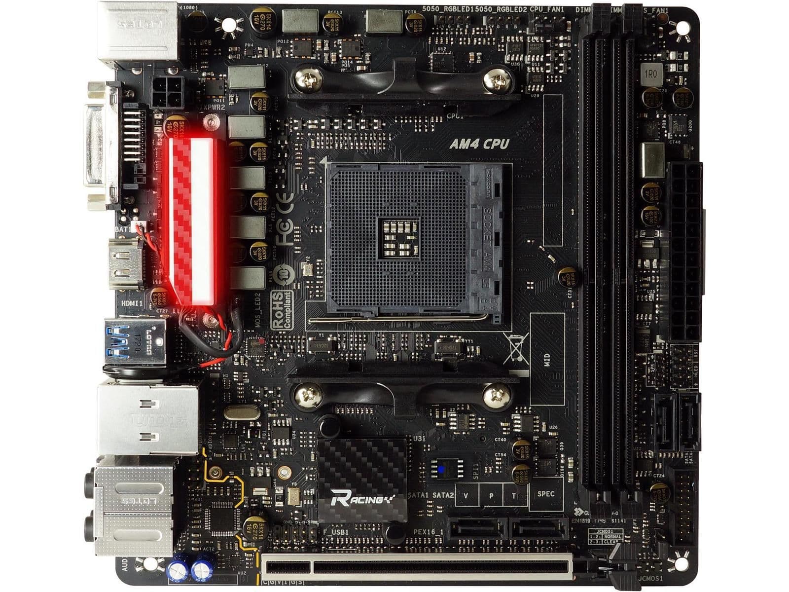 Biostar X470 GTN AM4 DDR4 Mini ITX image