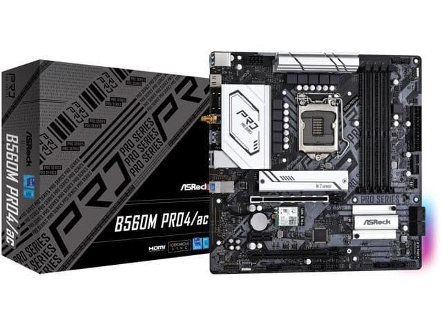 ASRock B560 M Pro4/ac DDR4 Micro ATX image
