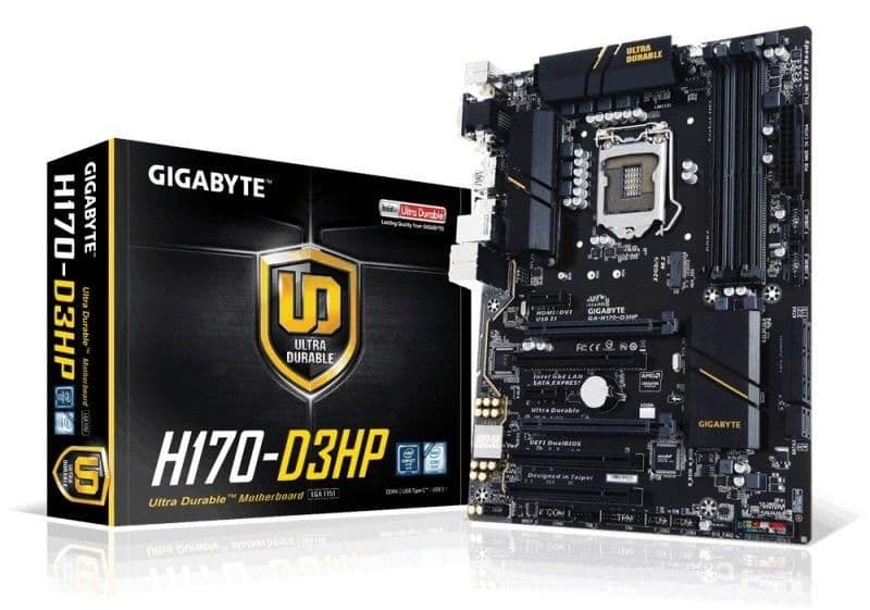 Gigabyte H170 GA-H170-D3HP LGA1151 DDR4 ATX image