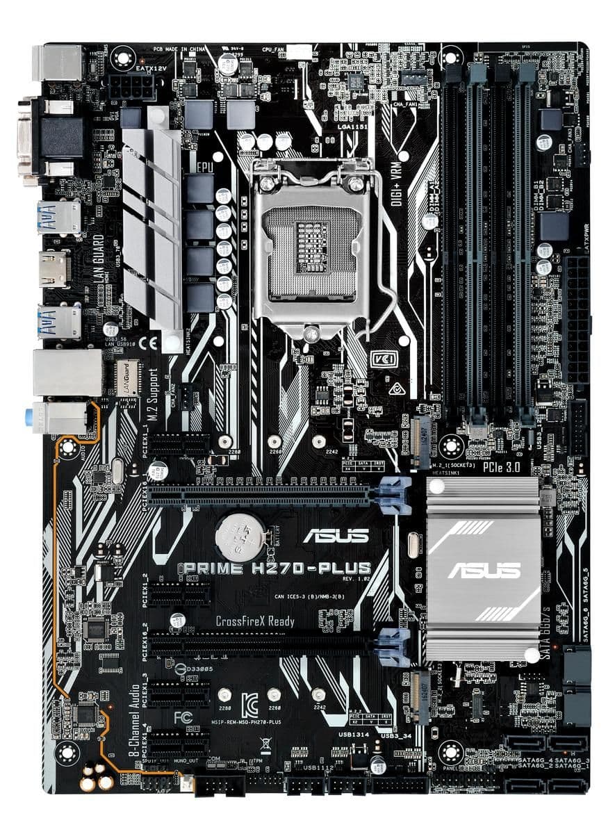 Asus H270 PRIME-PLUS-CSM DDR4 ATX main image