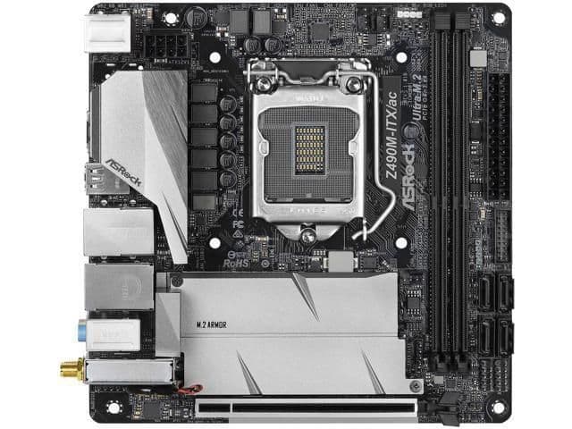 ASRock Z490 M-ITX/ac LGA1200 DDR4 Mini ITX image