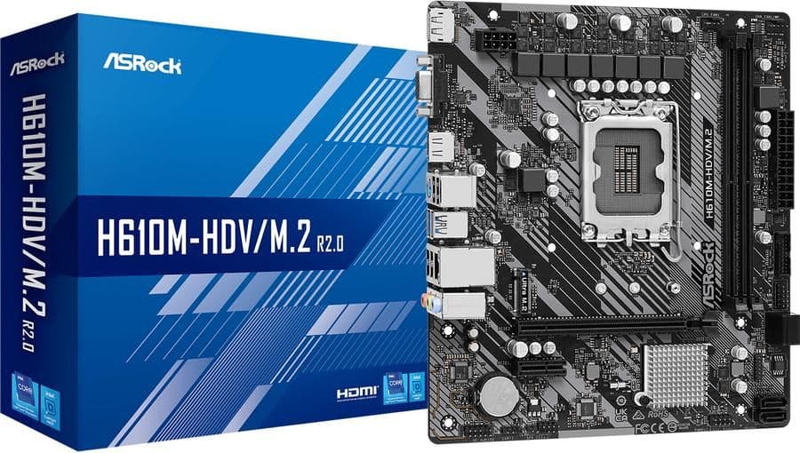 ASRock H610 M-HDV/M.2 R2.0 LGA1700 DDR4 Micro ATX main image