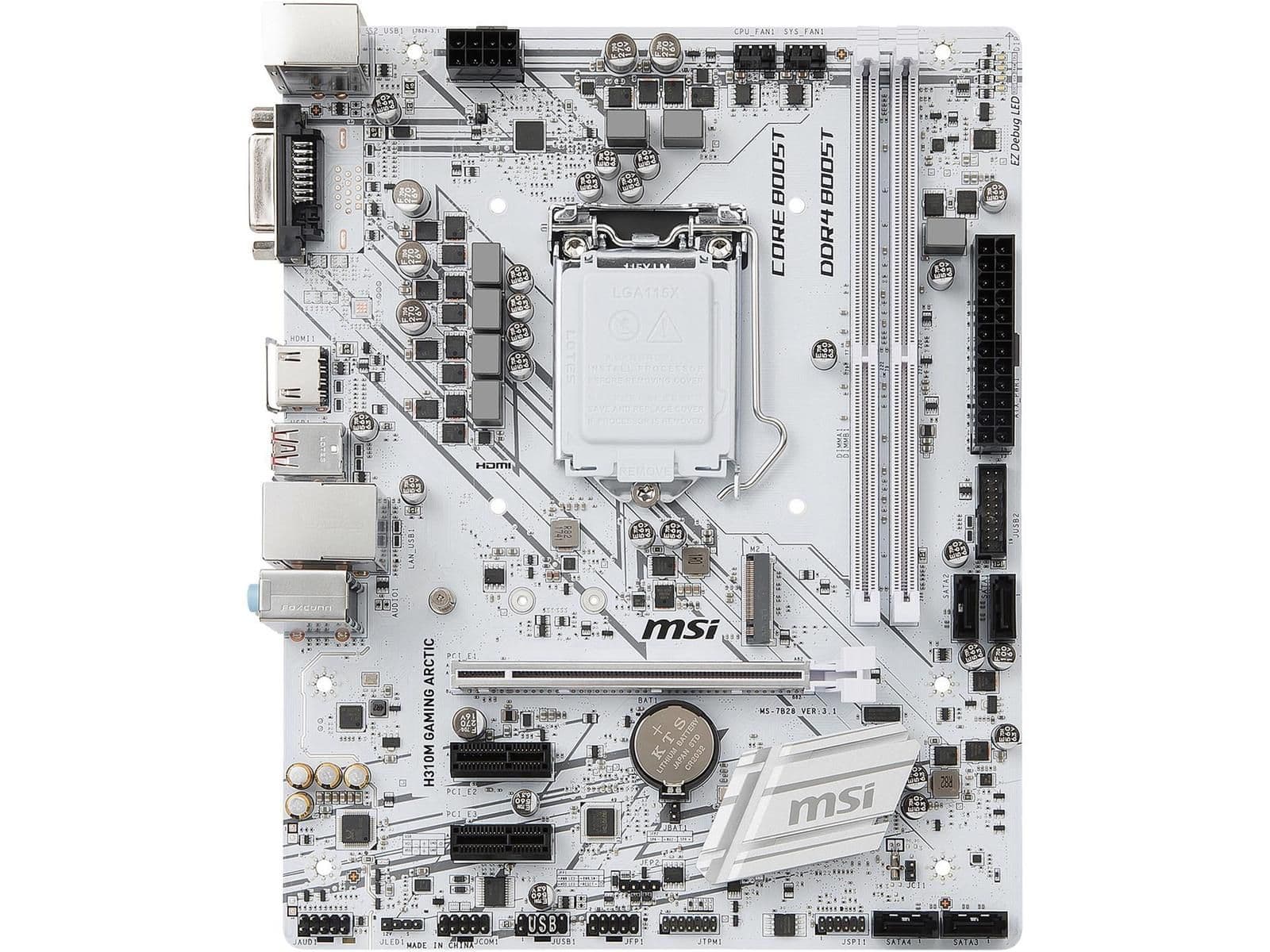 MSI H310M GAMING ARCTIC LGA1151 DDR4 Micro ATX image