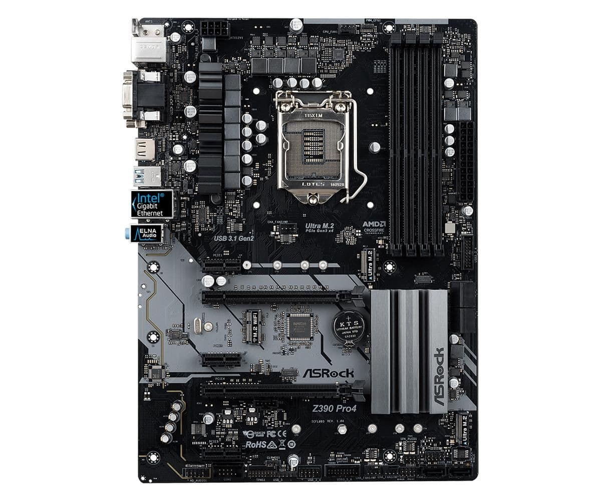 ASRock Z390 Pro4 LGA1151 DDR4 ATX main image