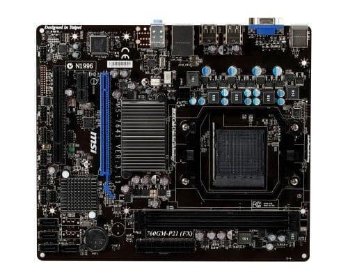 MSI AMD 760G 760GM-P21 (FX) AM3+ DDR3 Micro ATX main image