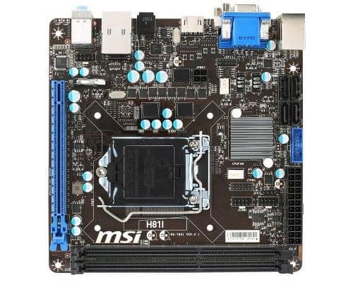 MSI H81 H81I LGA1150 DDR3 Mini ITX image