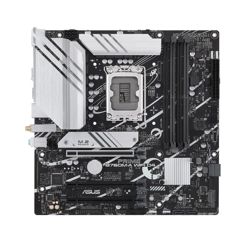 Asus B760 PRIME B760M-A WIFI D4-CSM LGA1700 DDR4 Micro ATX image