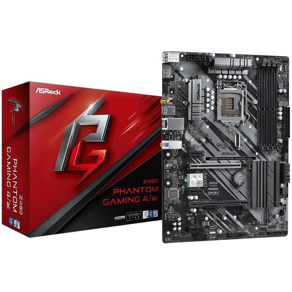 ASRock Z490 Phantom Gaming 4/ac DDR4 ATX image