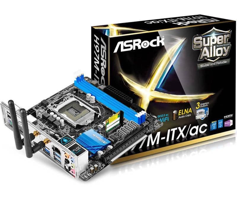 ASRock H97 M-ITX/AC LGA1150 DDR3 Mini ITX main image