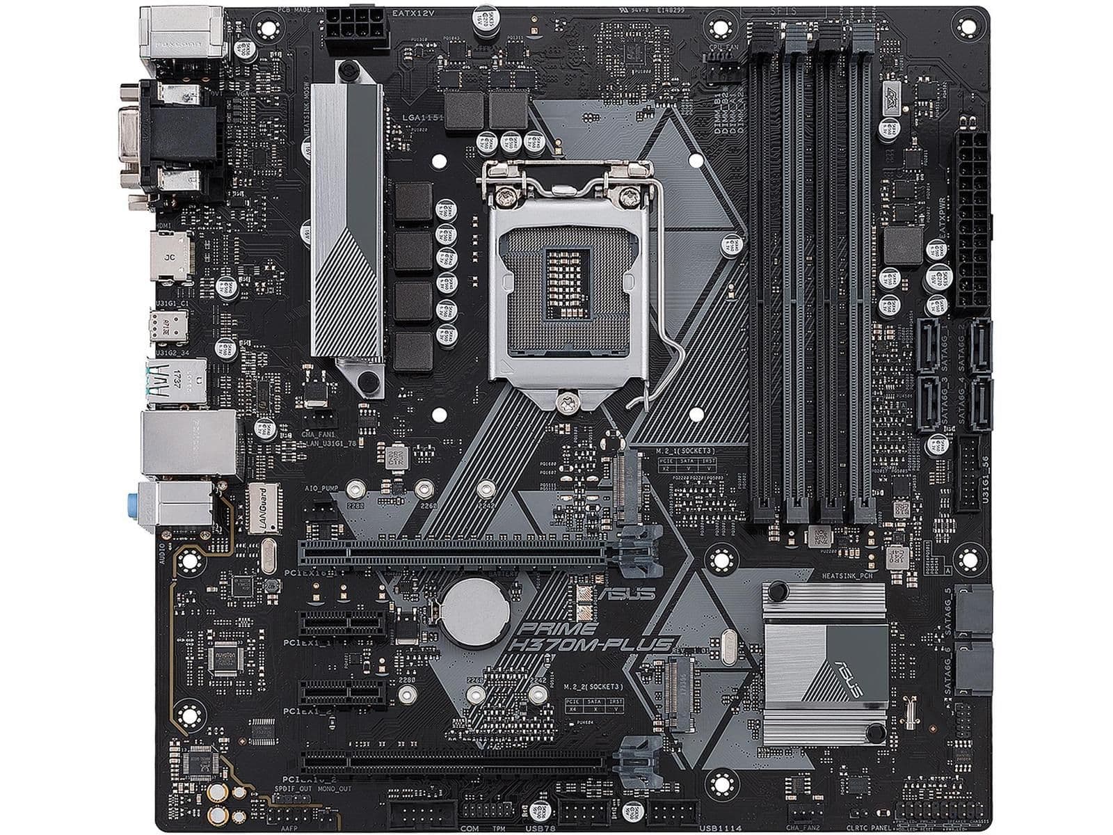 Asus H370 Prime H370M-Plus/CSM LGA1151 DDR4 Micro ATX image