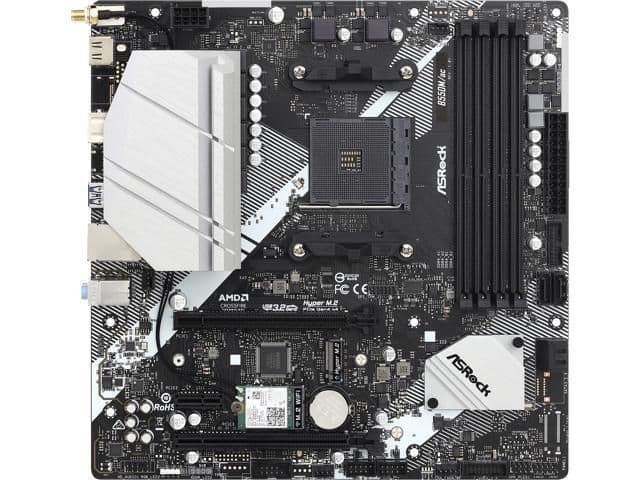 ASRock B550 M/ac WIFI DDR4 Micro ATX image