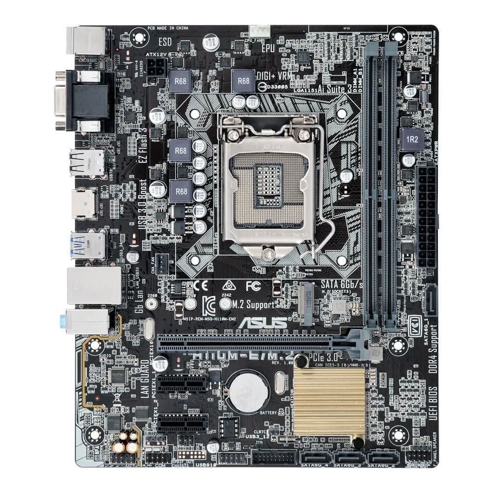 Asus H110 M-E/M.2 LGA1151 DDR4 Micro ATX image