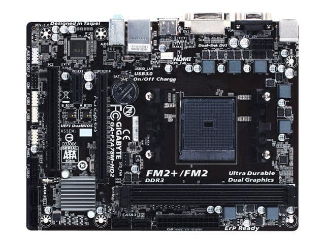 Gigabyte A78 GA-F2A78M-HD2 FM2+ DDR3 Micro ATX main image