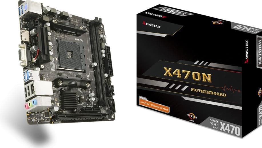 Biostar X470 NH AM4 DDR4 Mini ITX image