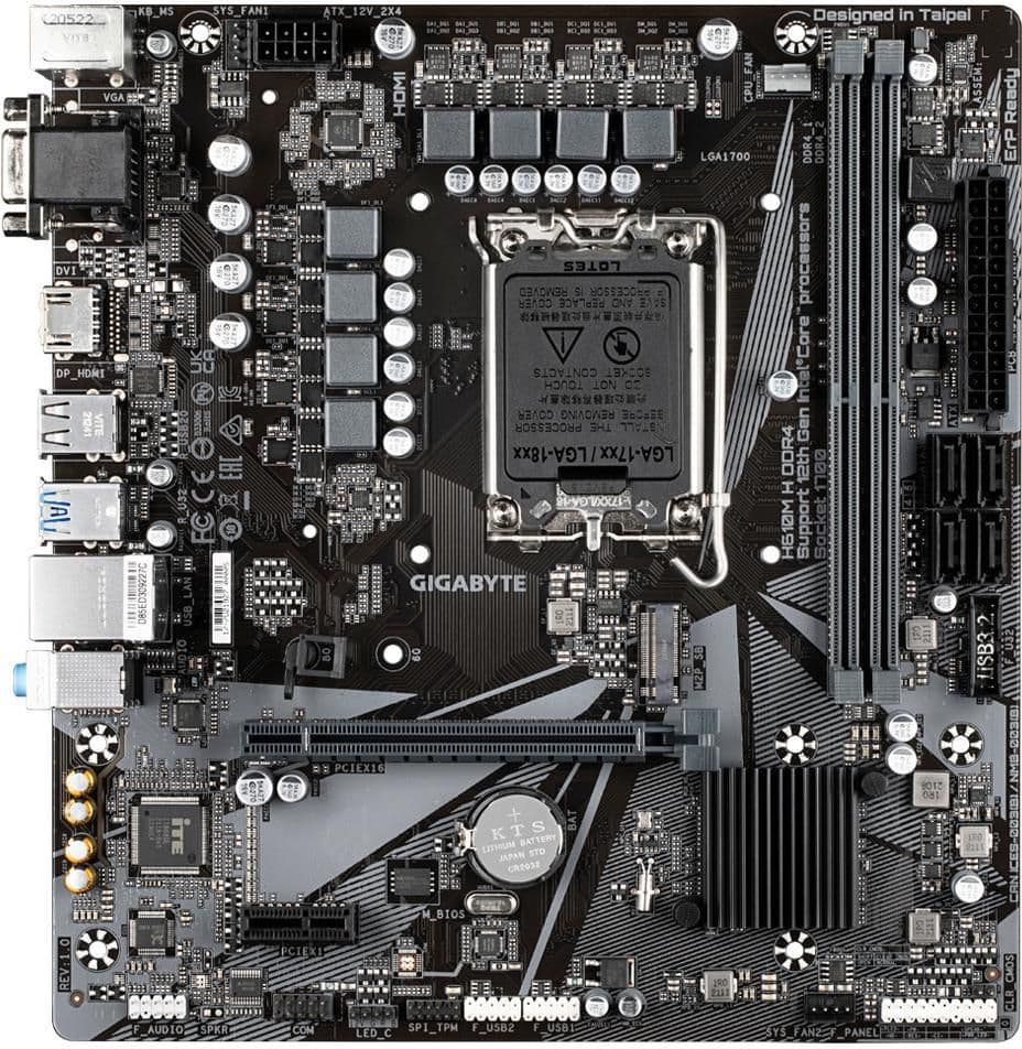 Gigabyte H610 H610M H LGA1700 DDR4 Micro ATX main image